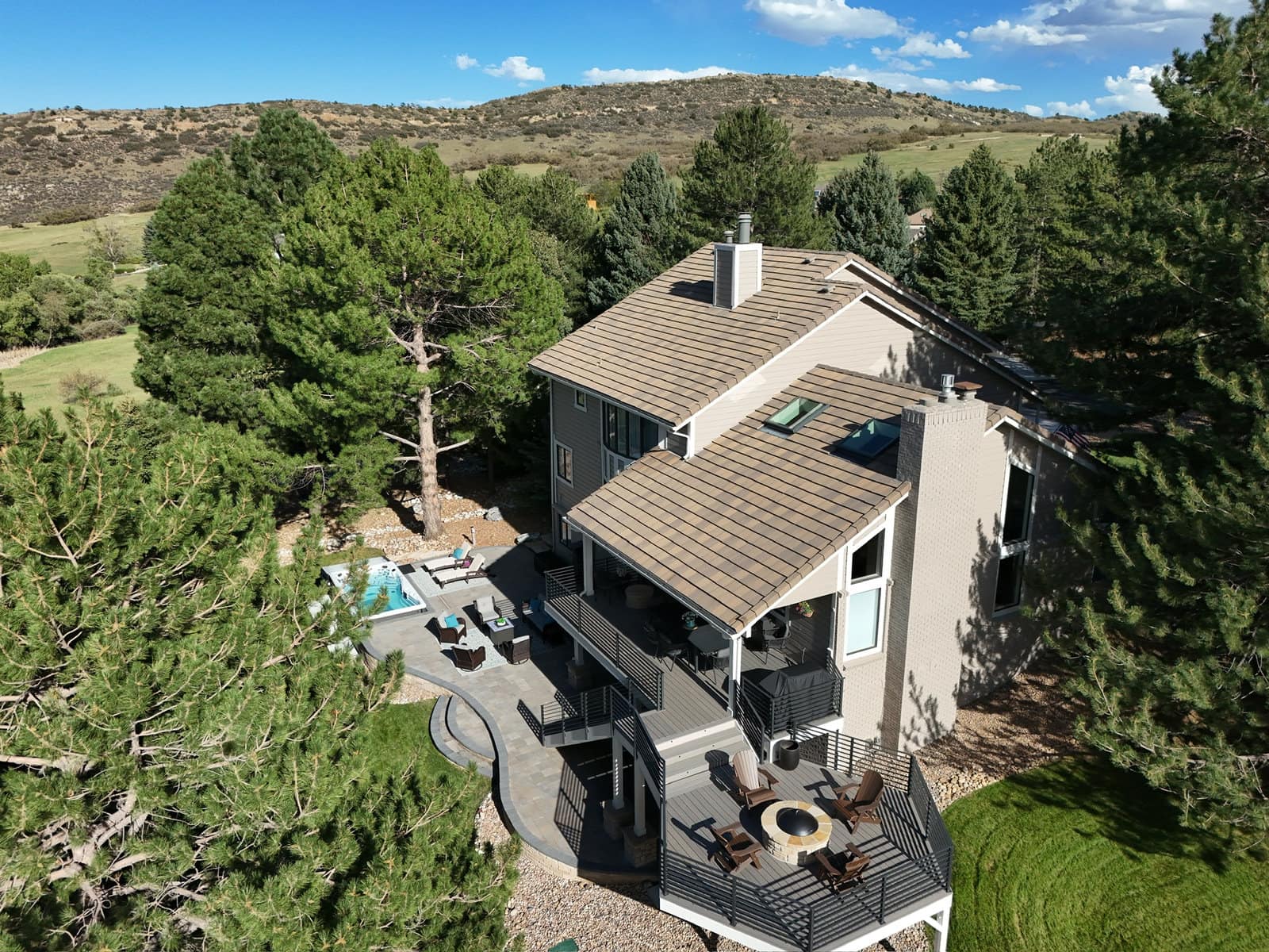 ODC completed deck and outdoor living space